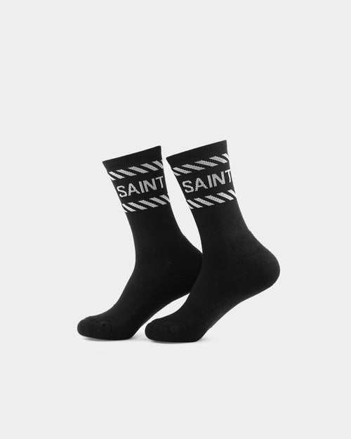 Saint Morta Morta Sock Black/White