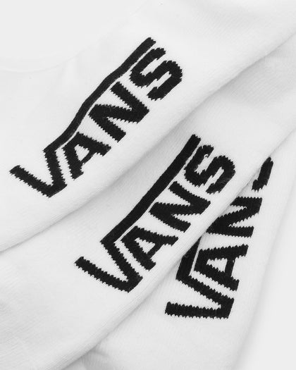 Vans CL Super No Show Sock 3 Pack White