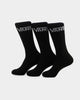 Vans Classic Crew Socks 3 Pack US6.5-9 Black