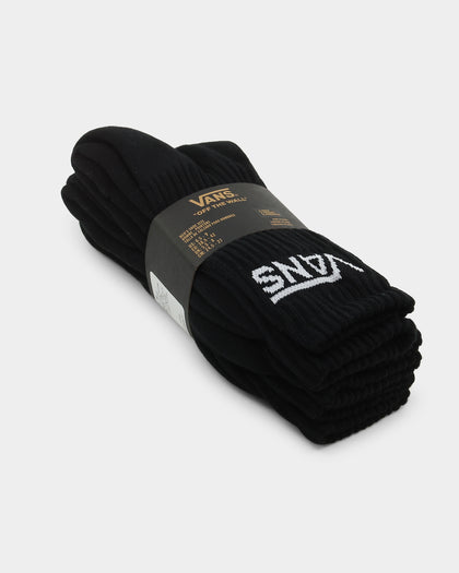 Vans Classic Crew Socks 3 Pack US6.5-9 Black