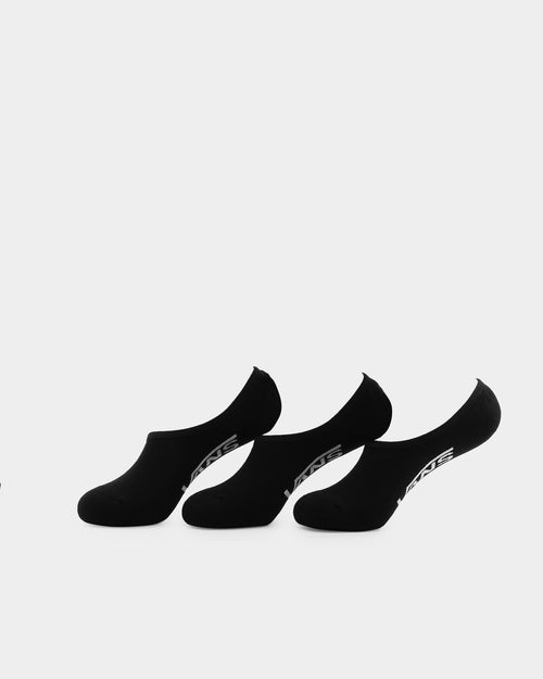 Vans Classic Super No Show Sock 3 Pack Black
