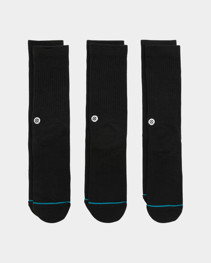 Stance Icon 3 Pack Black