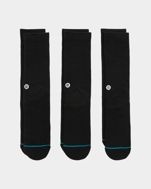 Stance Icon 3 Pack Black