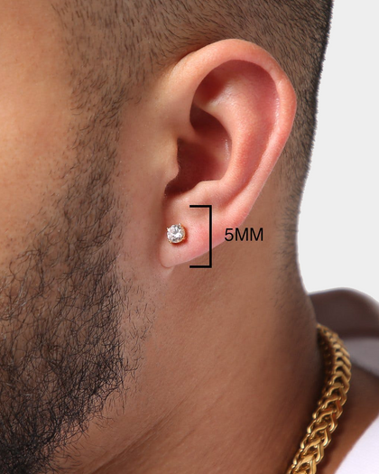 Saint Morta Diamante Earring Gold Plated