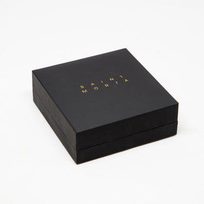 Saint Morta 12mm Diamond Cuban Link Bracelet Gold Plated