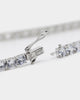 Saint Morta Round Cut 7" Tennis Bracelet White Gold Plated