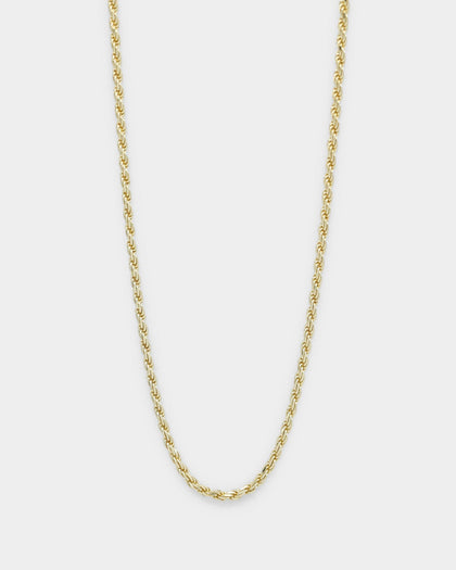 Saint Morta 30" Rope Chain 2MM Gold Plated