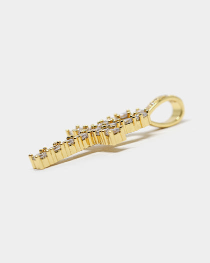 Saint Morta ANKH Cross Pendant Gold