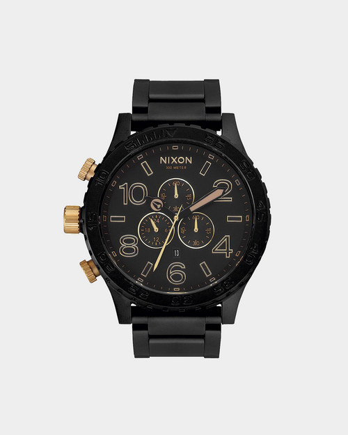 Nixon 51-30 Chrono Matte Black/Gold