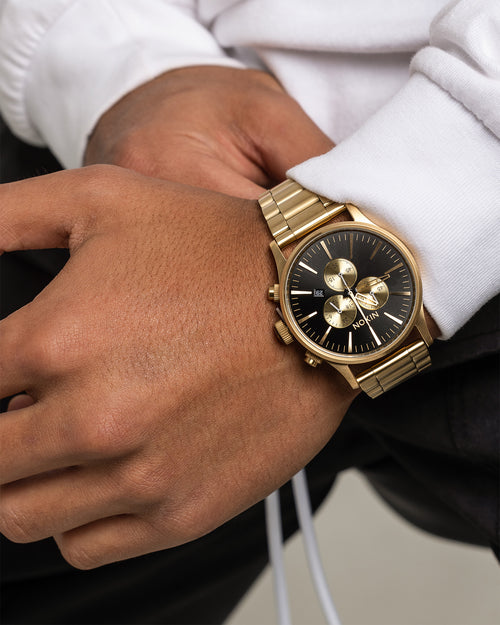 Nixon Sentry Chrono Gold/Black