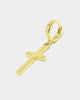 Saint Morta Cross Earring Gold Plated