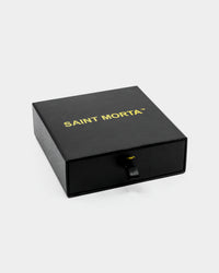 Saint Morta Iced Jewelled Pendant Iced Gold