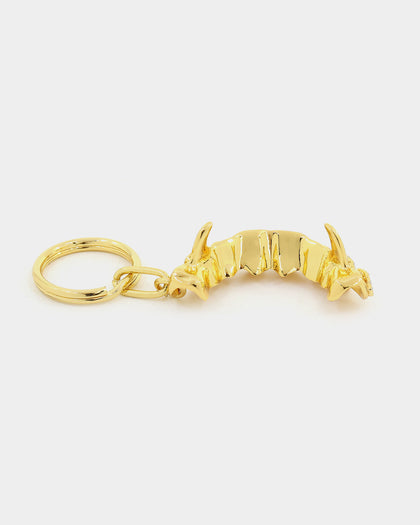 Supreme Fronts Keychain Gold
