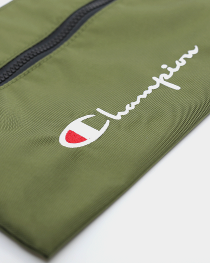 Champion Script Shoulder Bag Olive/Khaki