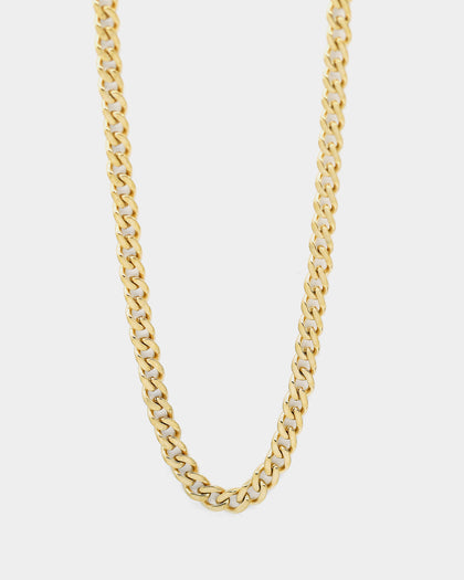 Saint Morta Cuban Link 5MM Chain Gold