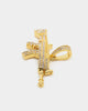 Saint Morta Iced Machine Gun Pendant Iced Gold