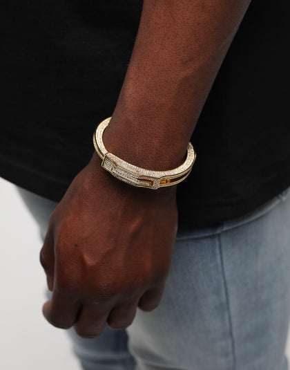 Saint Morta Loveless Bracelet Iced Gold