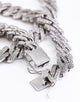 SAINT MORTA INTERLINK NECKLACE 22" ICED WHITE GOLD
