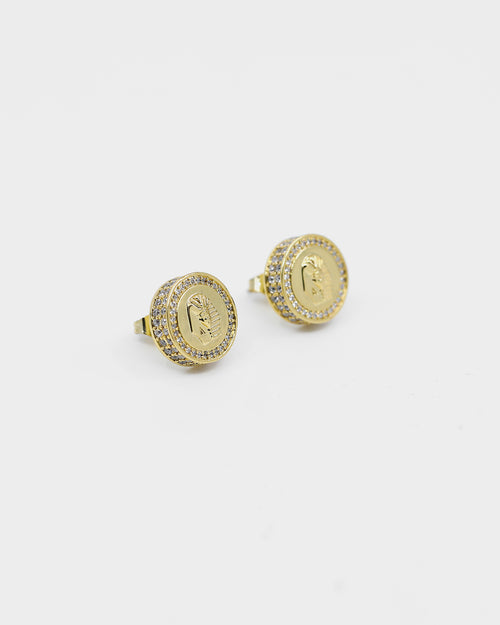 Last Kings Pharaoh Earrings Gold