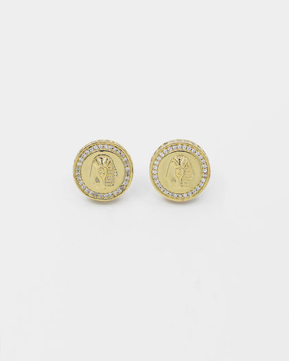Last Kings Pharaoh Earrings Gold