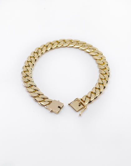House Of Auric Cuban Link 10mm 9" Bracelet 10k Gold