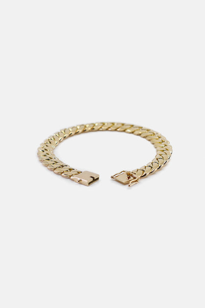 HOUSE OF AURIC 12MM CUBAN LINK 10" BRACELET 10K GOLD