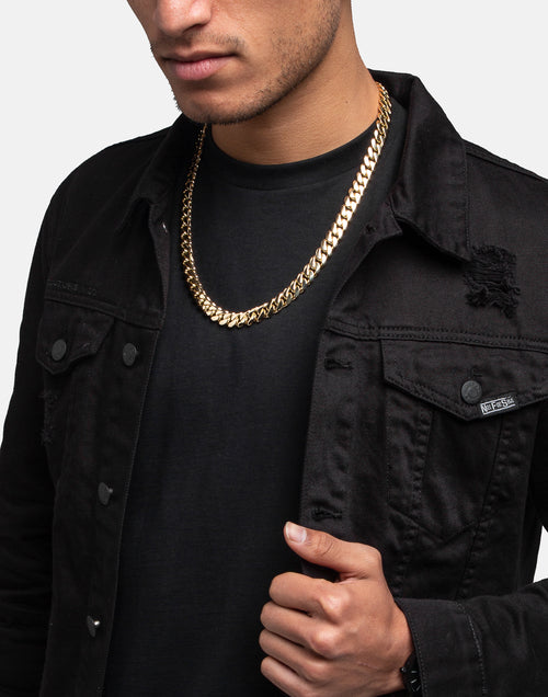 House of Auric Cuban Link 12mm 24" Chain 10k Gold