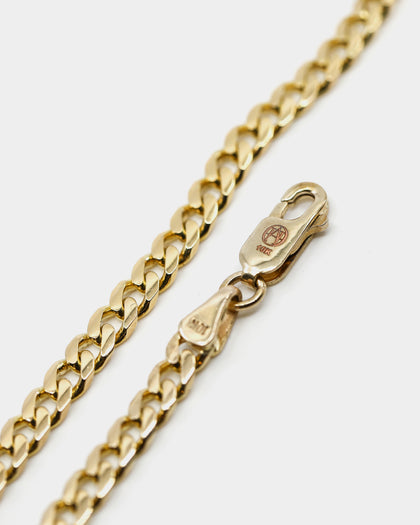 House of Auric 4mm 18" Cuban Link Chain 10k Gold