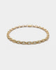 Saint Morta Guantlet Chain 18" Iced Gold