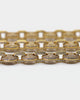Saint Morta Guantlet Chain 18" Iced Gold