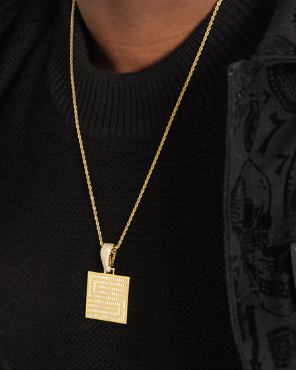 Saint Morta Future Pendant Iced Gold