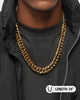 Saint Morta 24" Cuban Link Chain Gold