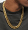 Saint Morta 24" Cuban Link Chain Gold