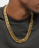 Saint Morta 24" Cuban Link Chain Gold