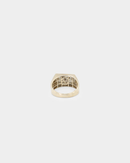 House of Auric Concur Ring 10K Yellow Gold