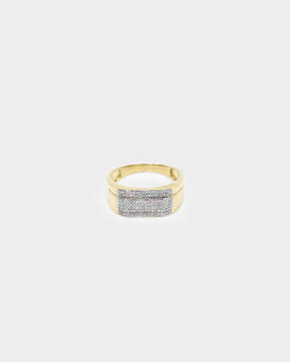 House of Auric Trinary Ring 10K Yellow Gold