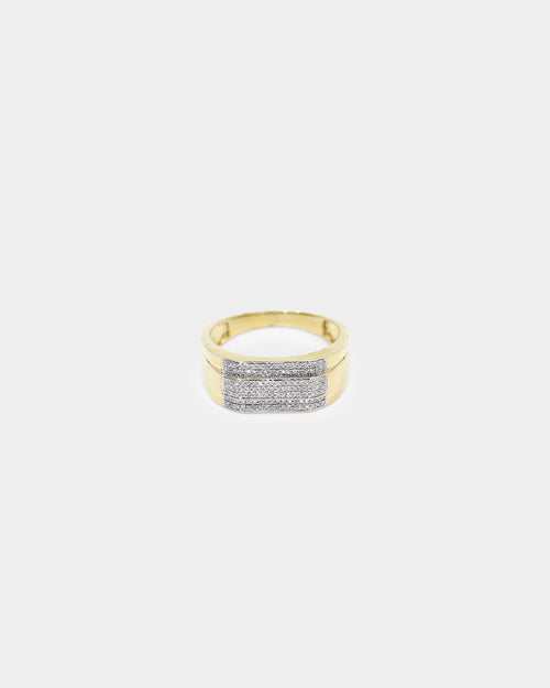 House of Auric Trinary Ring 10K Yellow Gold
