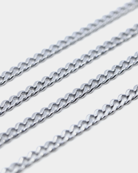 Saint Morta 5MM Cuban Bracelet White Gold