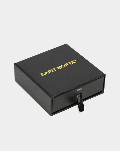 Saint Morta 5MM Cuban Bracelet White Gold