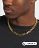 Saint Morta 10MM Cuban Chain Gold