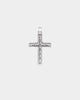 Saint Morta Iced Cross Pendant White Gold