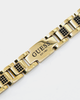 Guess Mainline Frontier 12mm Frontier Black Crystal Bracelet Gold