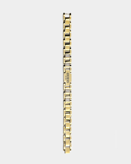 Guess Mainline 12mm Frontier Crystal Bracelet Gold