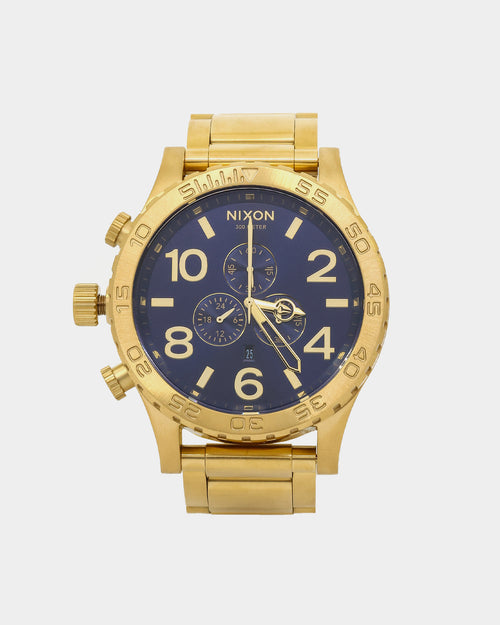 Nixon 51-30 Chrono Gold/Blue Sunray