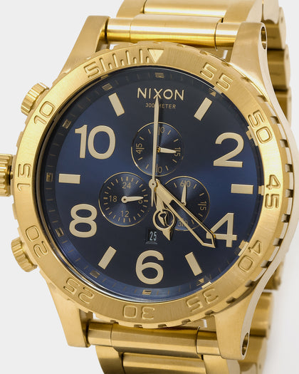 Nixon 51-30 Chrono Gold/Blue Sunray
