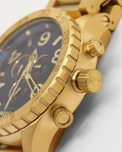 Nixon 51-30 Chrono Gold/Blue Sunray