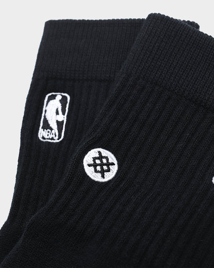 Stance Logoman ST QTR NBA Sock Black