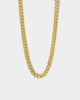 HOUSE OF AURIC 7MM HOLLOW CUBAN CHAIN 10K YELLOW GOLD