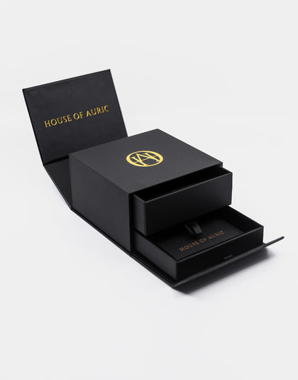 HOUSE OF AURIC 7MM HOLLOW CUBAN CHAIN 10K YELLOW GOLD