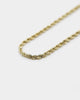 HOUSE OF AURIC HOLLOW ROPE CHAIN 10K YELLOW GOLD